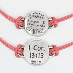 Faith-Hope-Love Bracelet