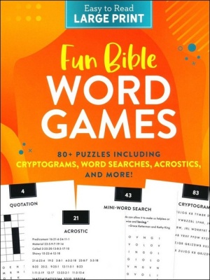 Fun Bible Word Games Large Print