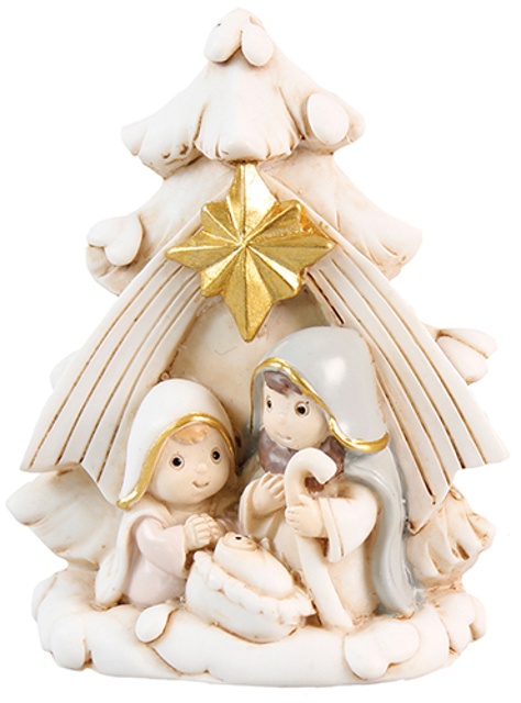 Pastel Resin Nativity with Star - LoveChristianBooks.com