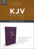 KJV Purple Leasoft Flower Edition Giant Print Bible