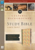 NIV Large Print Cultural Backgrounds Study Bible