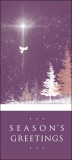 Seasons Greetings Silhouette Dove Tree Christmas Cards - Pack of 5