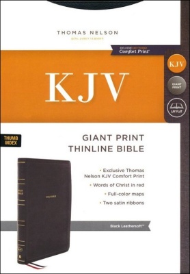 KJV Giant Print Black Leathersoft Thumb Index