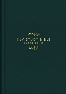 KJV Large Print Hardcover Study Bible