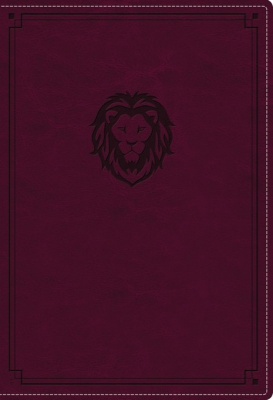 KJV Thinline Youth Purple Lion Edition Bible