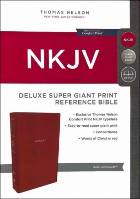 NKJV Deluxe Super Giant Print Reference Bible