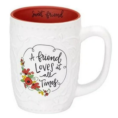 A Friend Loves At All Times Mug