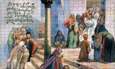 Jesus Gives Thanks for Little Children 1000 Piece Jigsaw